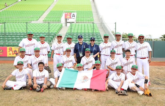 U12世界盃棒球賽開打 墨西哥代表Martin Torres赴臺南為小將加油