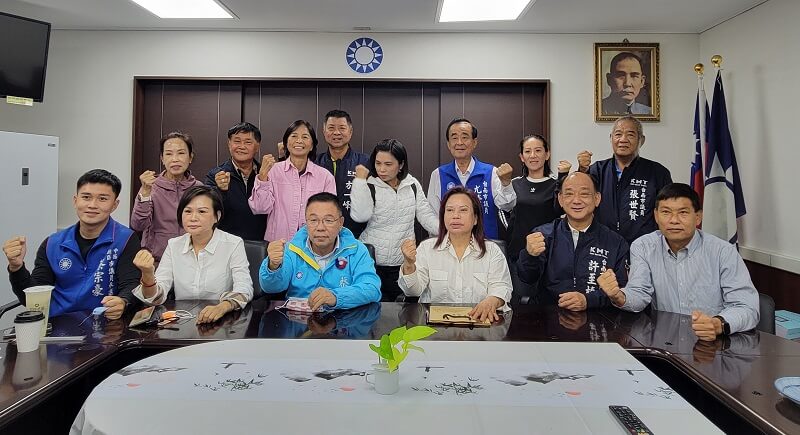 台南市議會國民黨團全力支持副議長李文俊尋求連任