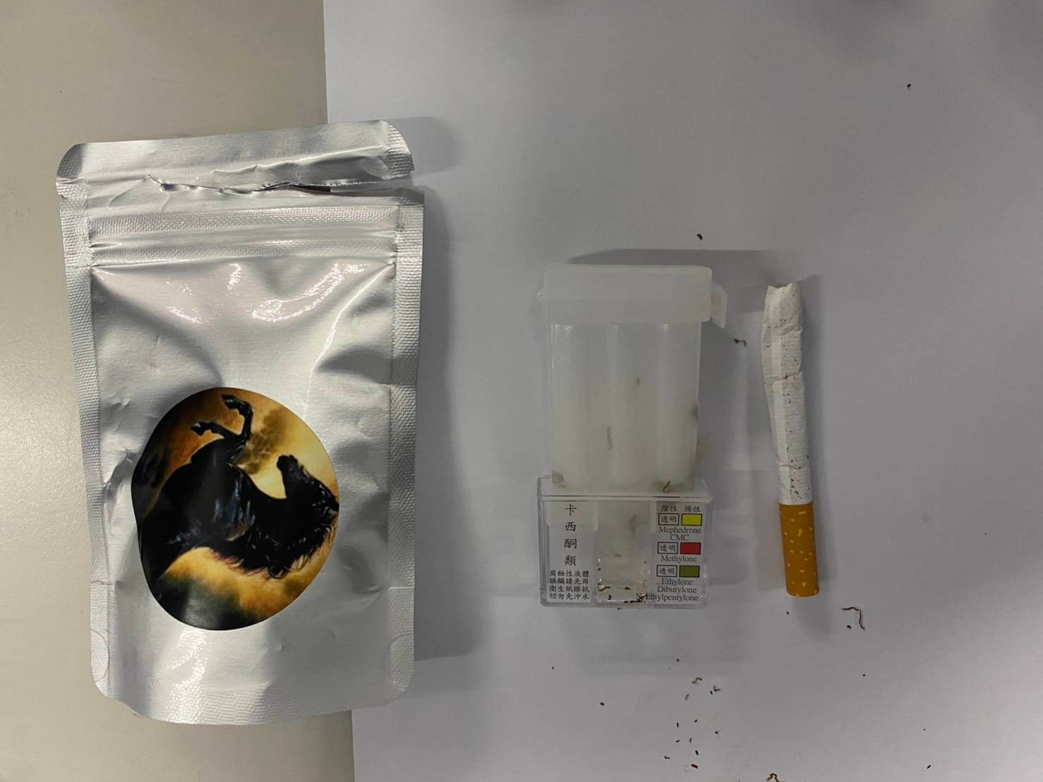 ​飯飽抽毒菸立遭警盤檢  男持有金馬彩虹k菸遭送辦