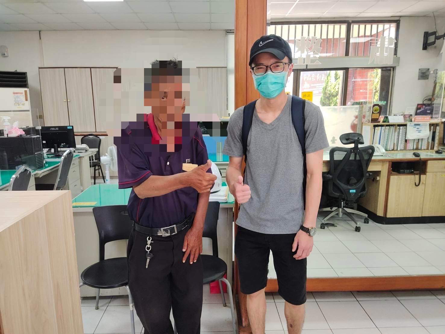 ​警校實習生好有心  輪休外出  尋獲失智翁遺失機車