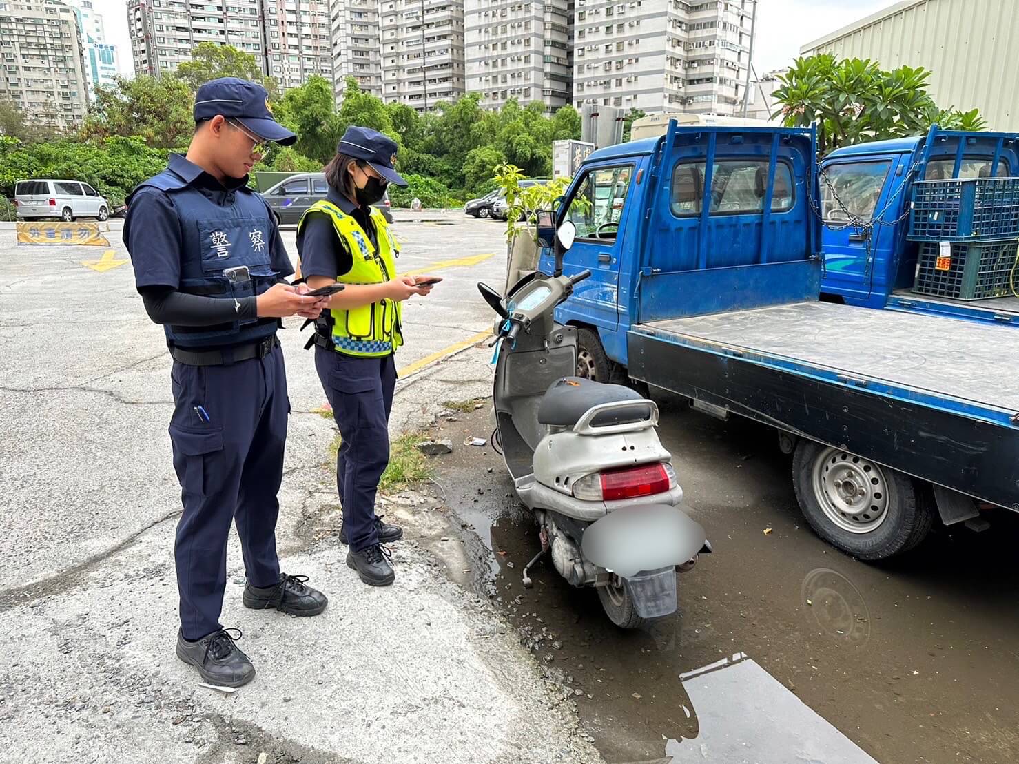 ​學姐我覺得這台車怪怪的!  實習生發揮電眼  尋獲兩年前通報失竊機車