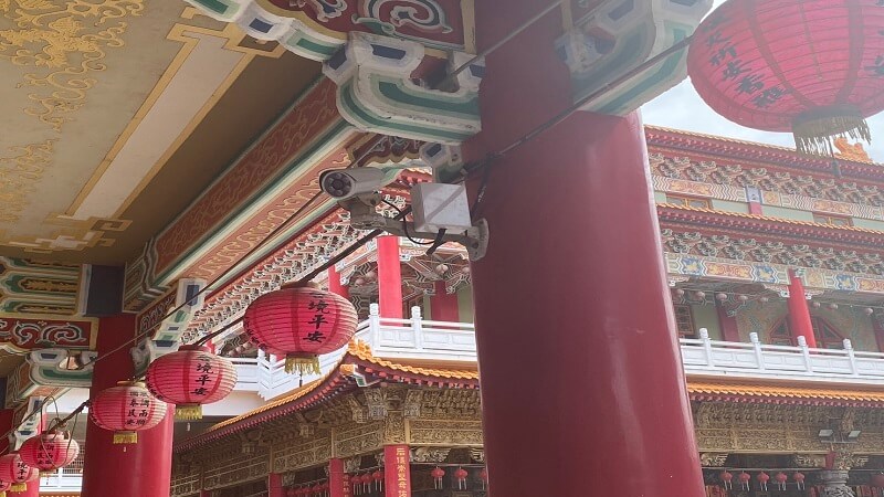 ​​南警三分局輔導知名廟宇  充實監視器設備完善社會安全網
