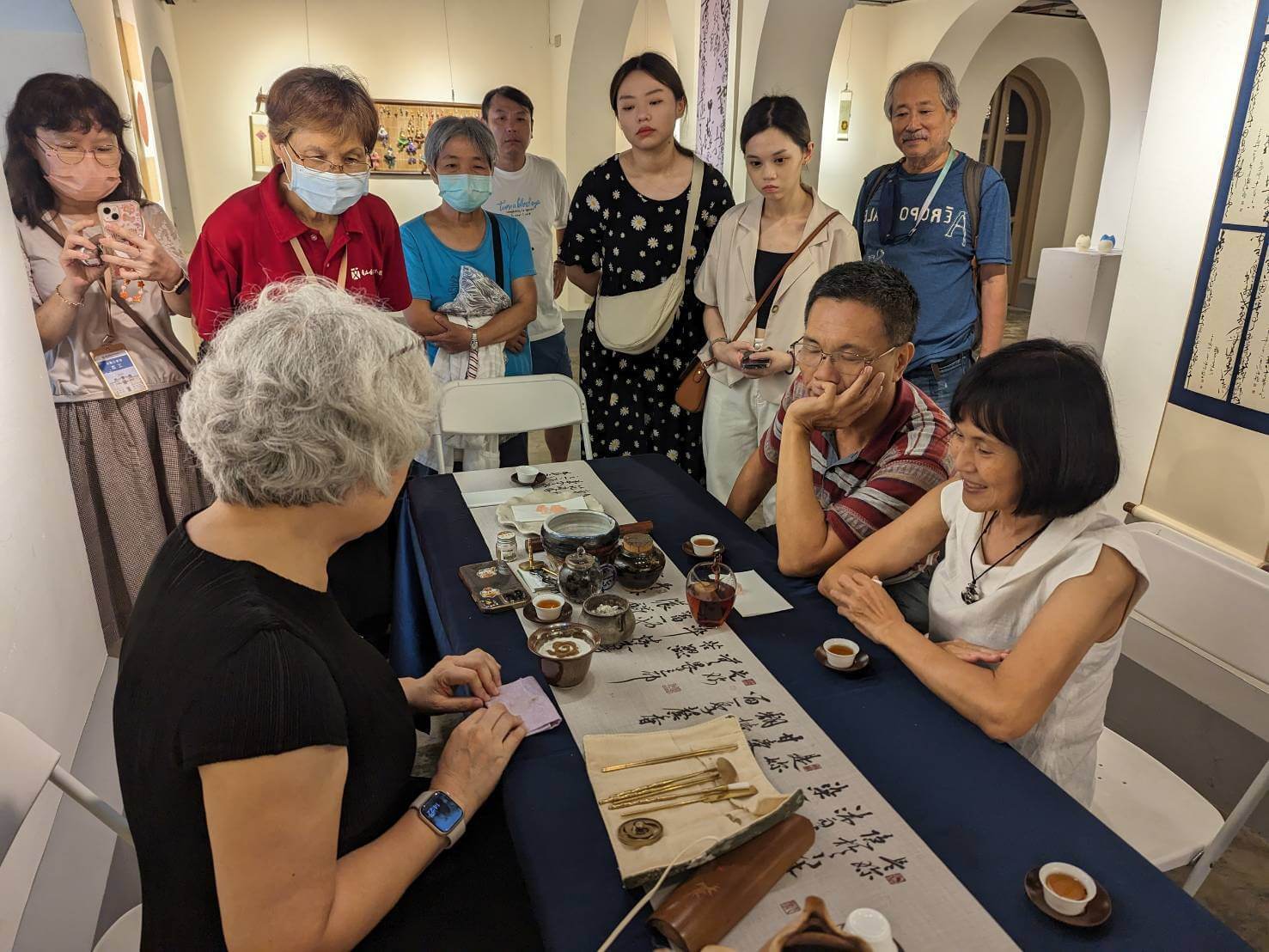 ​臺南藝文雅士後疫情生活展「燭韵茶畫」吳園盛大展演