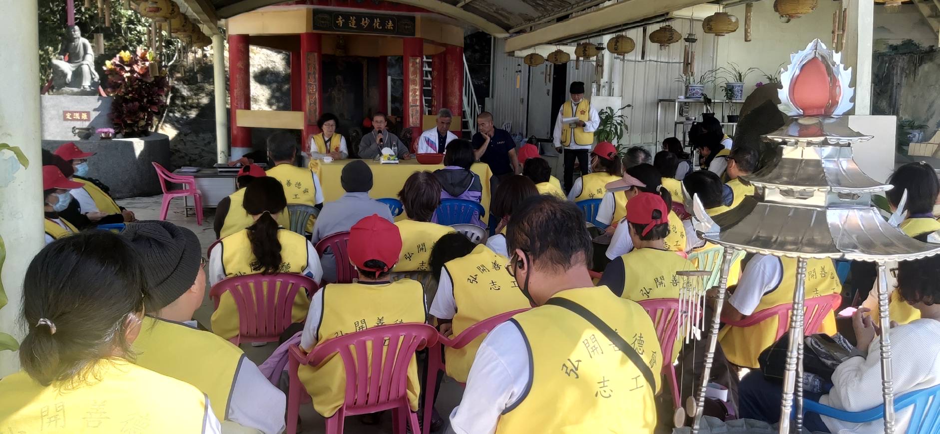 冬陽初昇弘開烏山淨山行