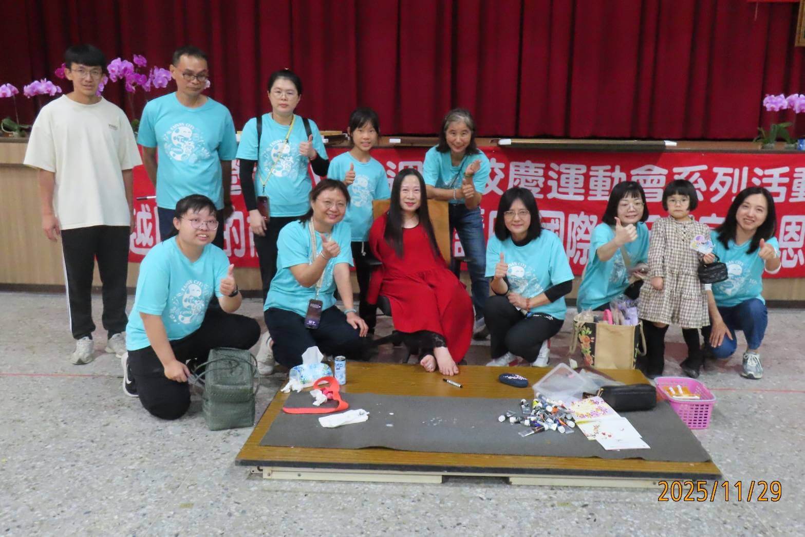 ​下營國小116週年校慶運動會  口足畫家楊恩典展現生命教育韌性   跨界資源挹注打造社區共享盛典